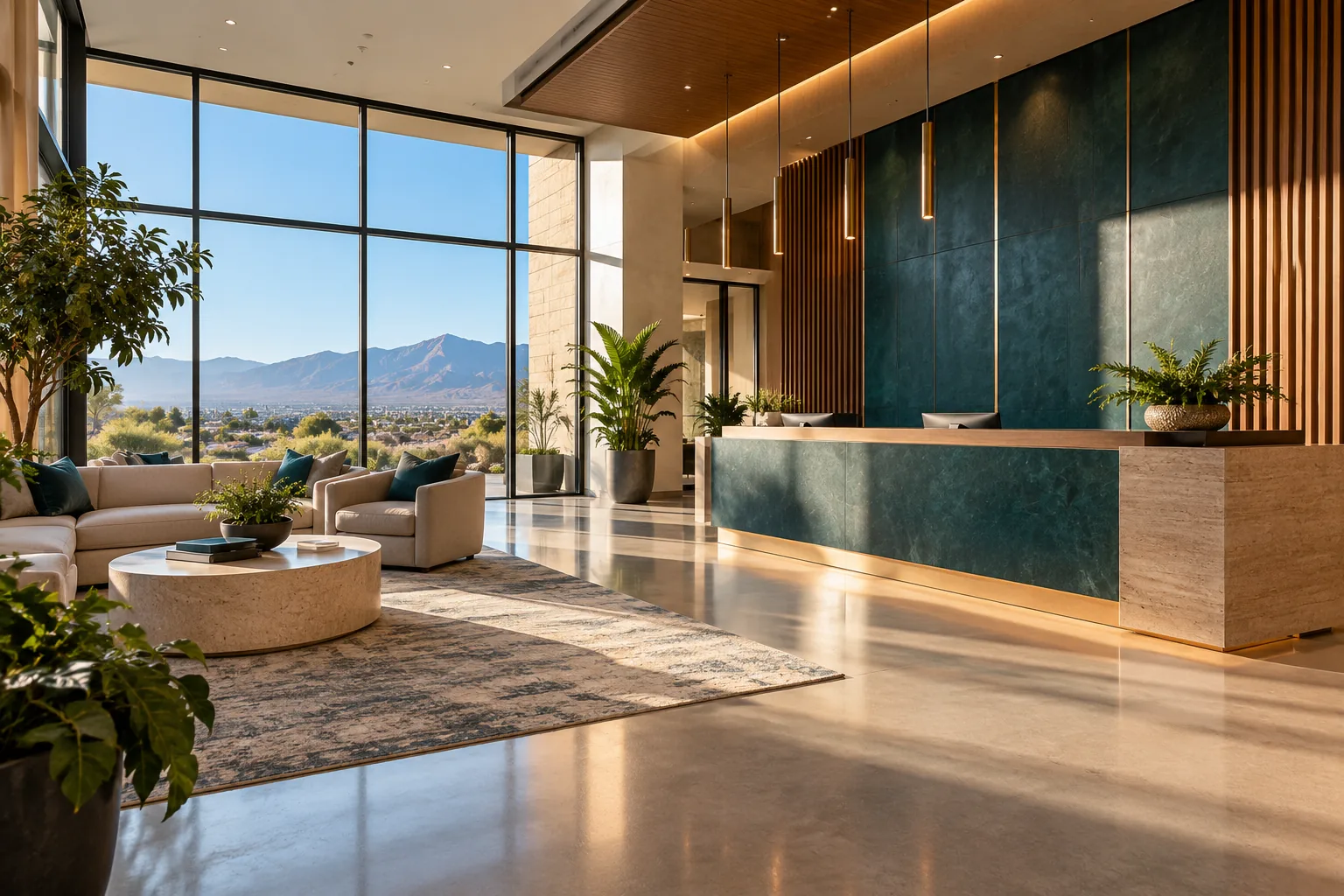 Reception area