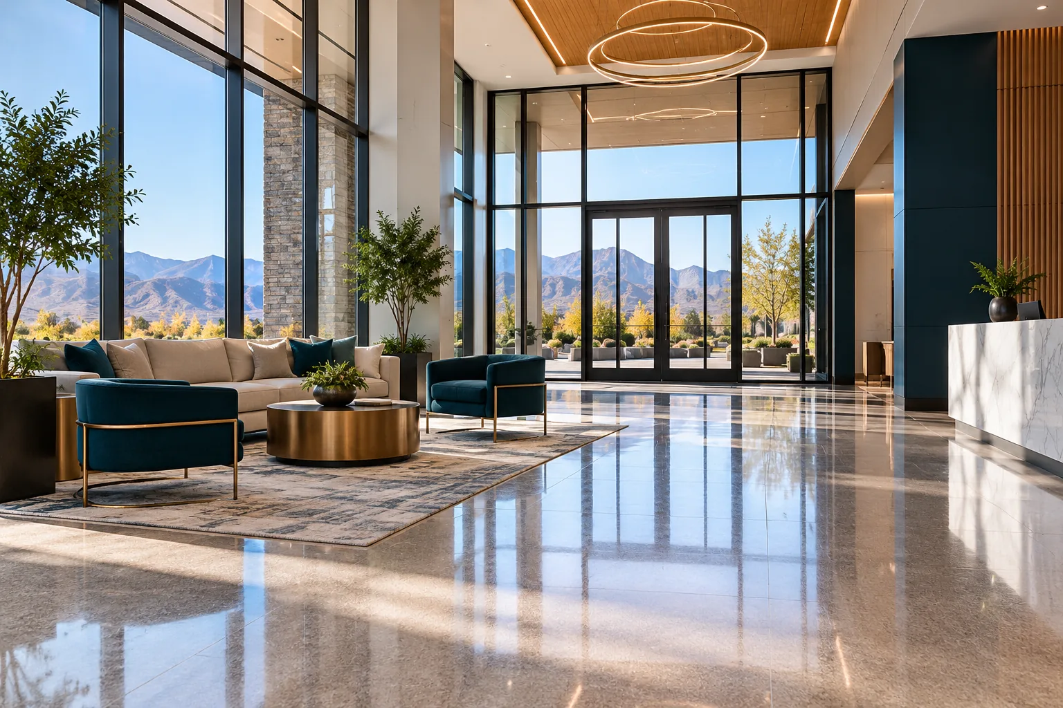 Office building lobby